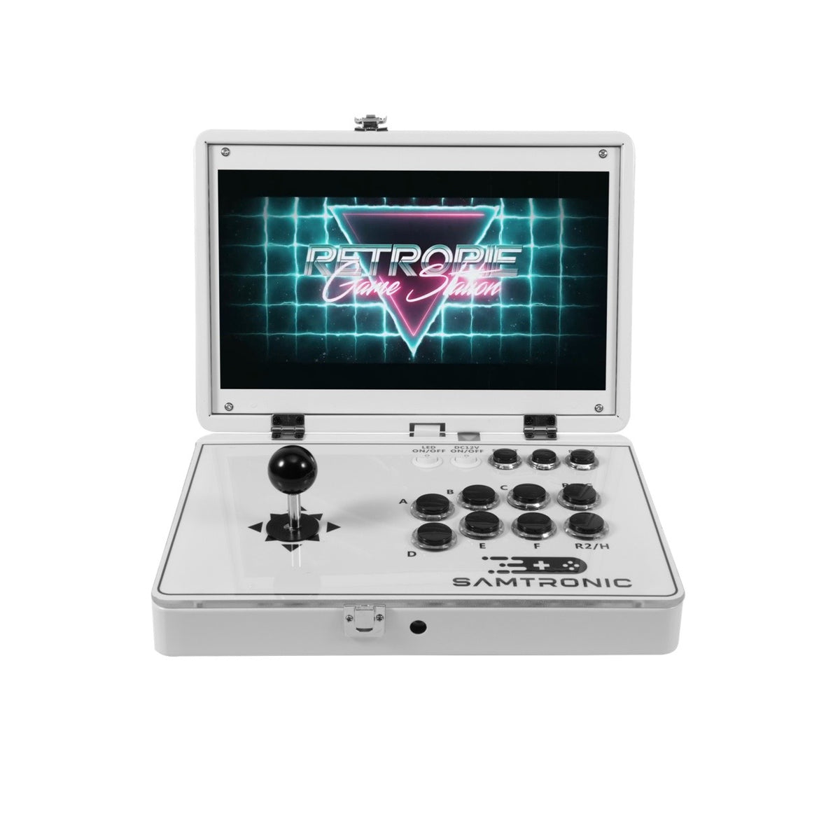 Folding 14-inch Deluxe Arcade Machine 5018Game (White)– Samtronic