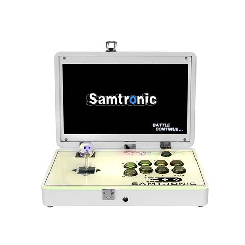 Folding 14-inch Deluxe Arcade Machine  (White)