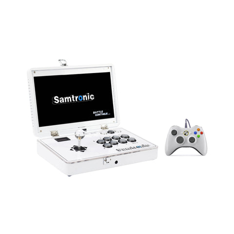 Consola de juegos plegable de 14" (blanca)